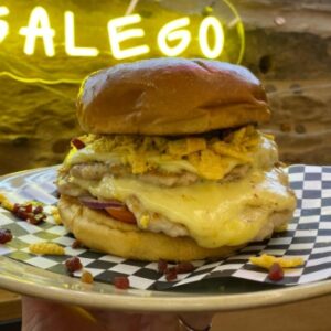 Hamburguesa de pollo 25%